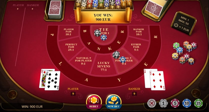 Các loại cược trong game bài Baccarat mới nhất 2 Các loại cược trong game bài Baccarat mới nhất